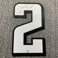 NFL - Falcons DeAngelo Hall Signed Jersey Number