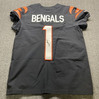 NFL - Bengals Jermaine Burton Signed Authentic Draft Jersey Size 40