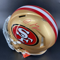 NFL - 49ers Danny Gray signed speed helmet