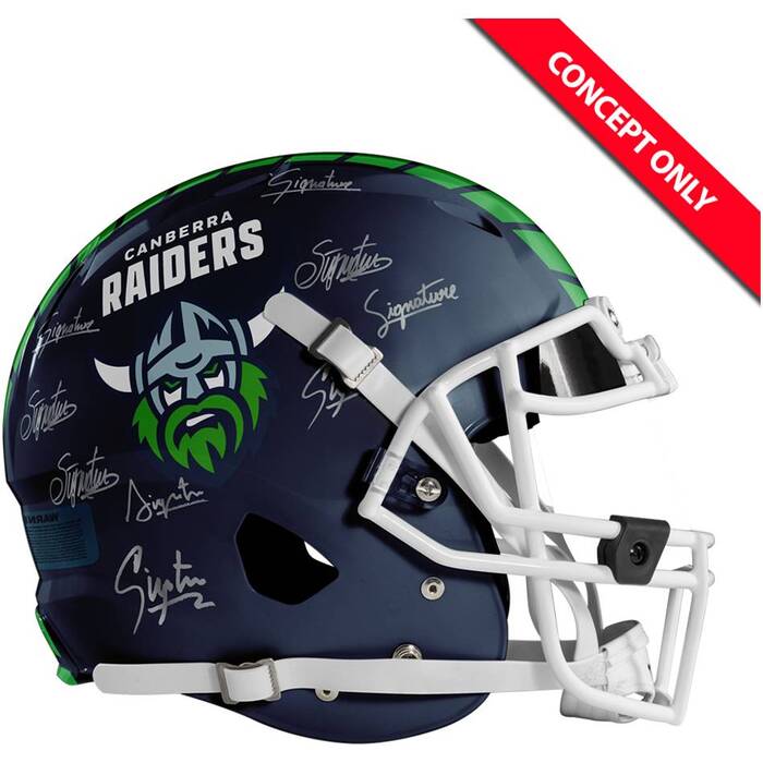 NRL Canberra Raiders 2025 Vegas Team Signed Helmet #25