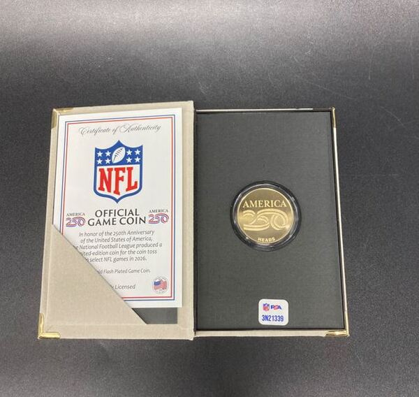 NFL - Game Issued America 250 Coin