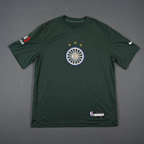 Image of Burks, Alec - Detroit Pistons - Game-Issued City Edition Short-Sleeved Shooting Shirt - 2022-23 NBA Season