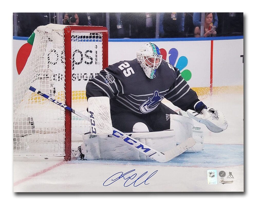Jacob Markstrom Calgary Flames 2020 NHL All Star Game Autographed 8x10 Photo