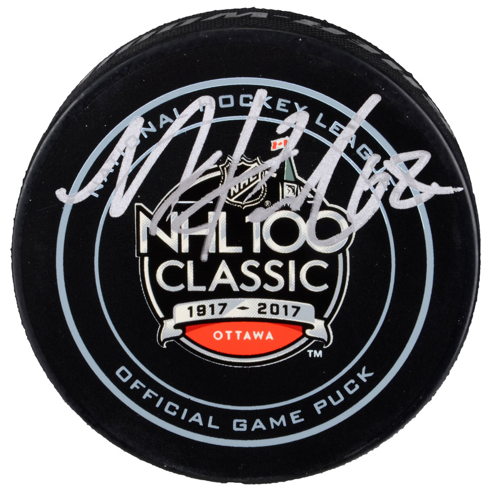 Mike Hoffman Ottawa Senators Autographed NHL100 Classic Official Game Puck