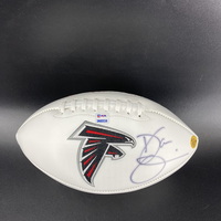 Falcons - Dan Quinn Signed Panel Ball With Falcons Logo