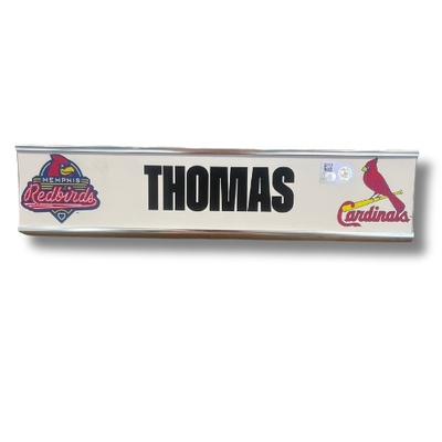 Photo of Connor Thomas Authenticated Locker Name Plate