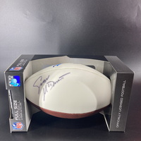 Bills - Coach Sean McDermott Signed Panel Ball With Bills Logo