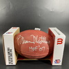 HOF - Titans Bruce Matthews Signed Authentic Football with HOF 07 Inscription