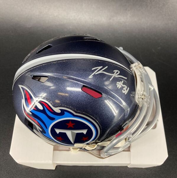 Titans - Kevin Byard Signed Mini Helmet - Unauthenticated