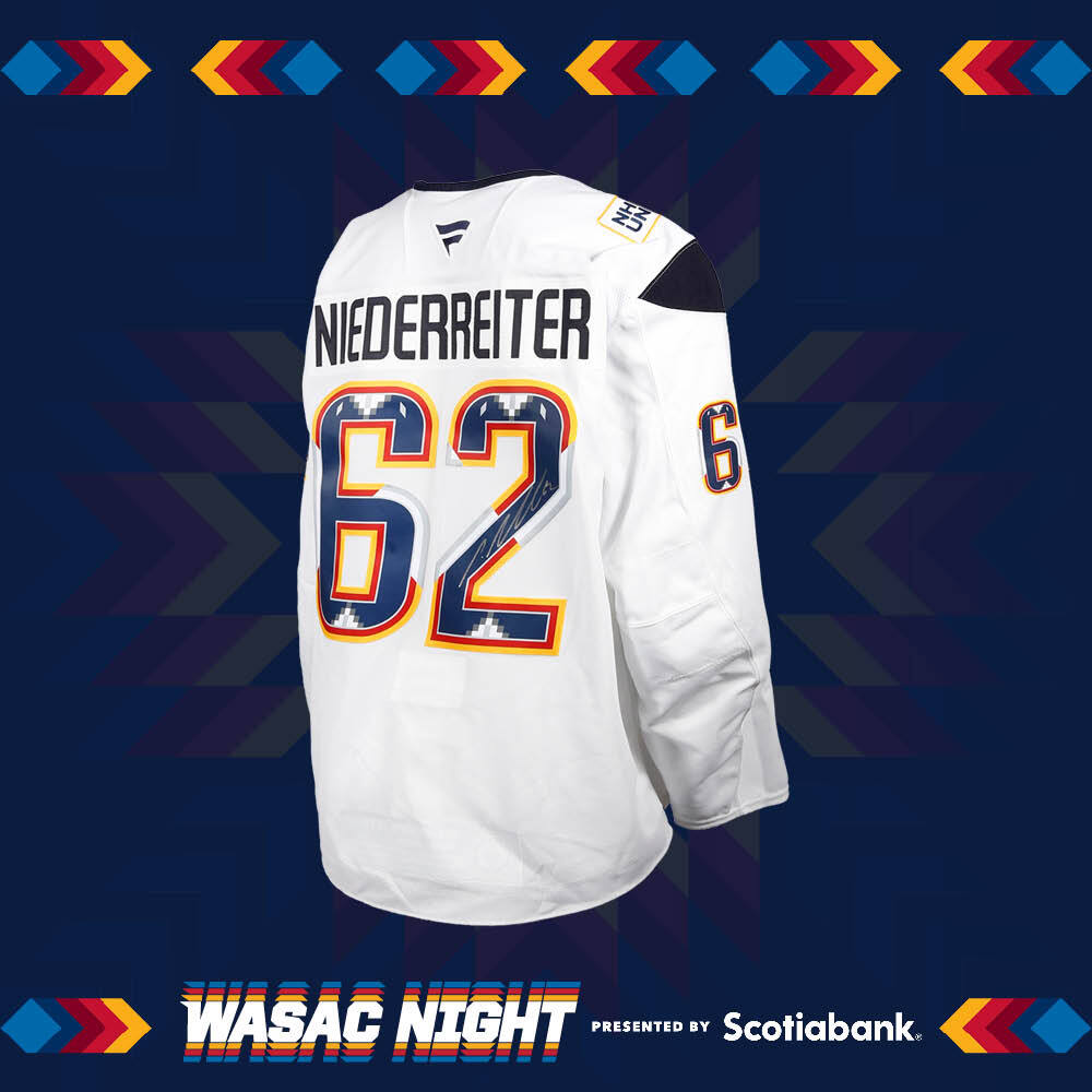 Nino Niederreiter #62 Team Issued Limited Edition Autographed WASAC Jersey