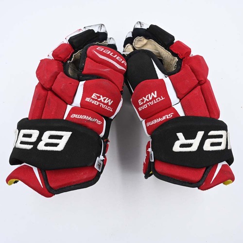 Image of Greene, Andy<br>Bauer Supreme TotalONE MX3 Gloves<br>New Jersey Devils