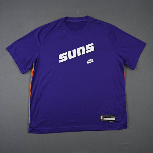 Image of Biyombo, Bismack - Phoenix Suns - Game-Issued Classic Edition Short-Sleeved Shooting Shirt - 2022-23 NBA Season