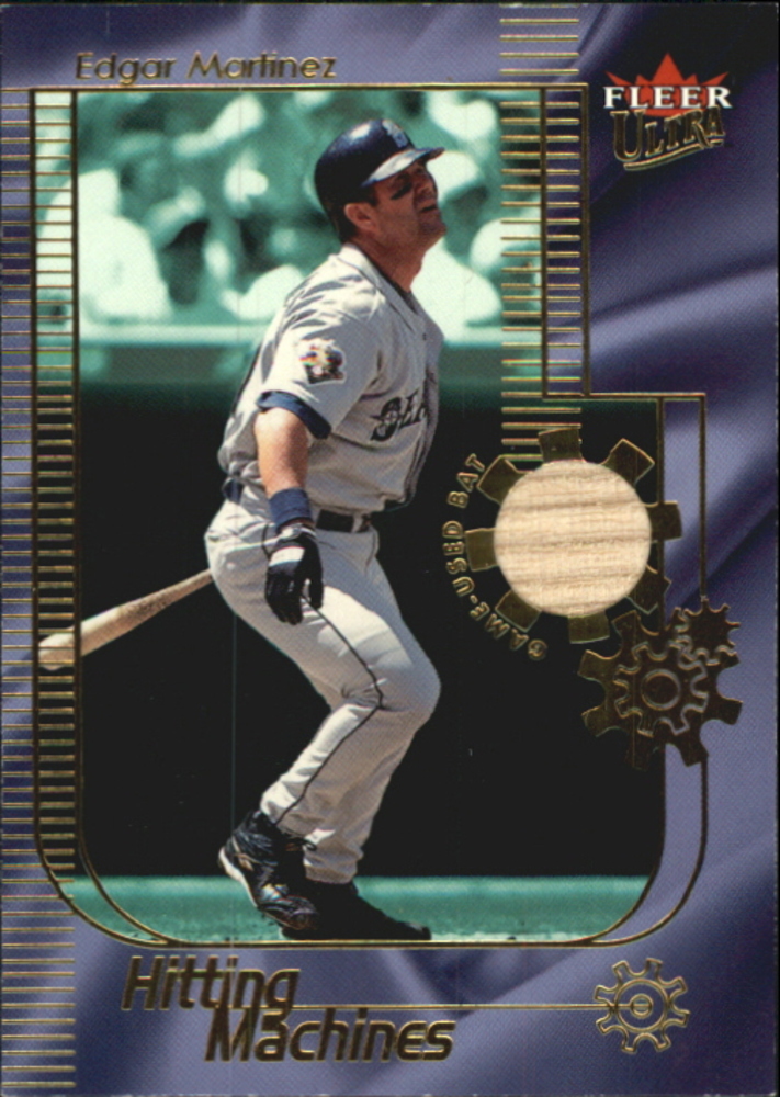2002 Ultra Hitting Machines Game Bat Edgar Martinez