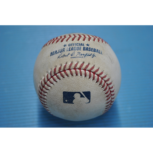 Game-Used Baseball - 2020 ALDS - Tampa Bay Rays vs. New York Yankees - Game 3 - Pitcher - Masahiro Tanaka, Batter - Kevin Kiermaier (Home Run to Right Field) - Top 4