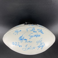 NFL - Seahawks Multi Sign Super Bowl XLIX Panel Ball Signed By Over 25 P...