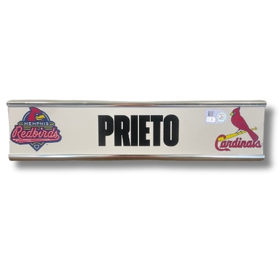 Photo of Cesar Prieto Authenticated Locker Name Plate