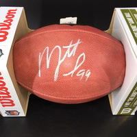 NFL - Falcons Matthew Judon Signed Authentic Football