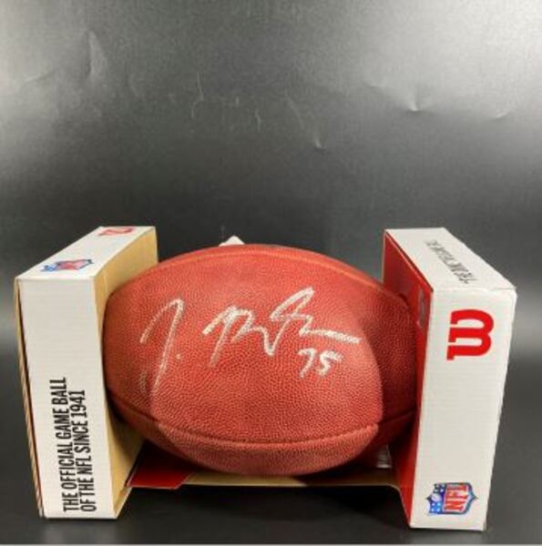 NFL - Browns Joel Bitonio Signed Authentic Football