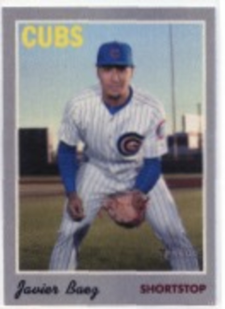 2019 Topps Heritage '70 Topps Stickers #30 Javier Baez