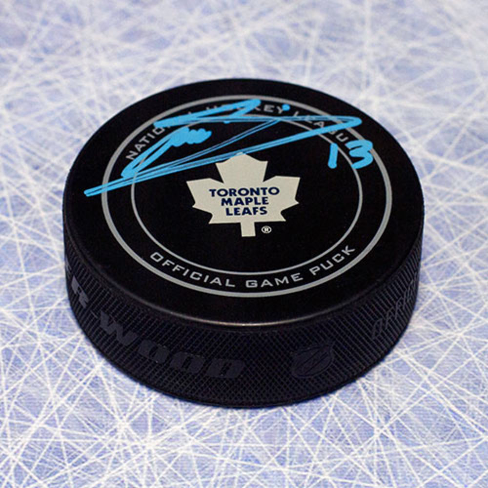 Mats Sundin Toronto Maple Leafs Autographed Official NHL Game Puck