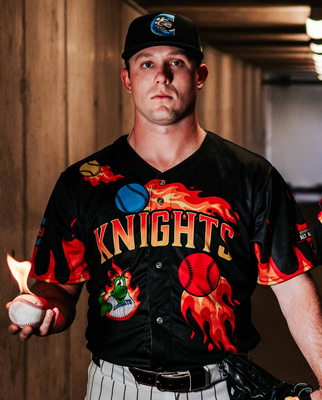 Bryse Wilson #45 Charlotte Knights 2025 LCH Jersey