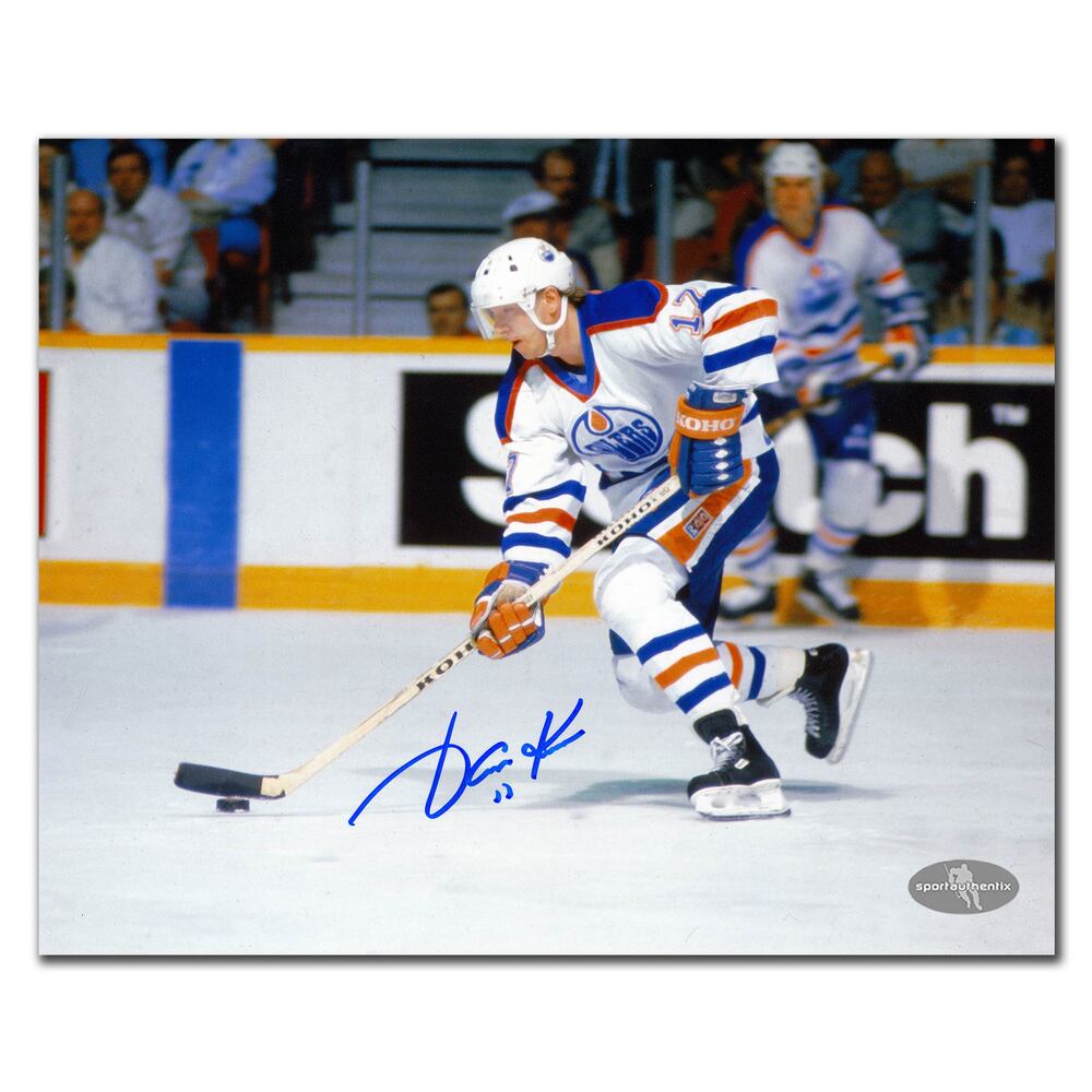 Jari Kurri Edmonton Oilers Breakout Autographed 8x10