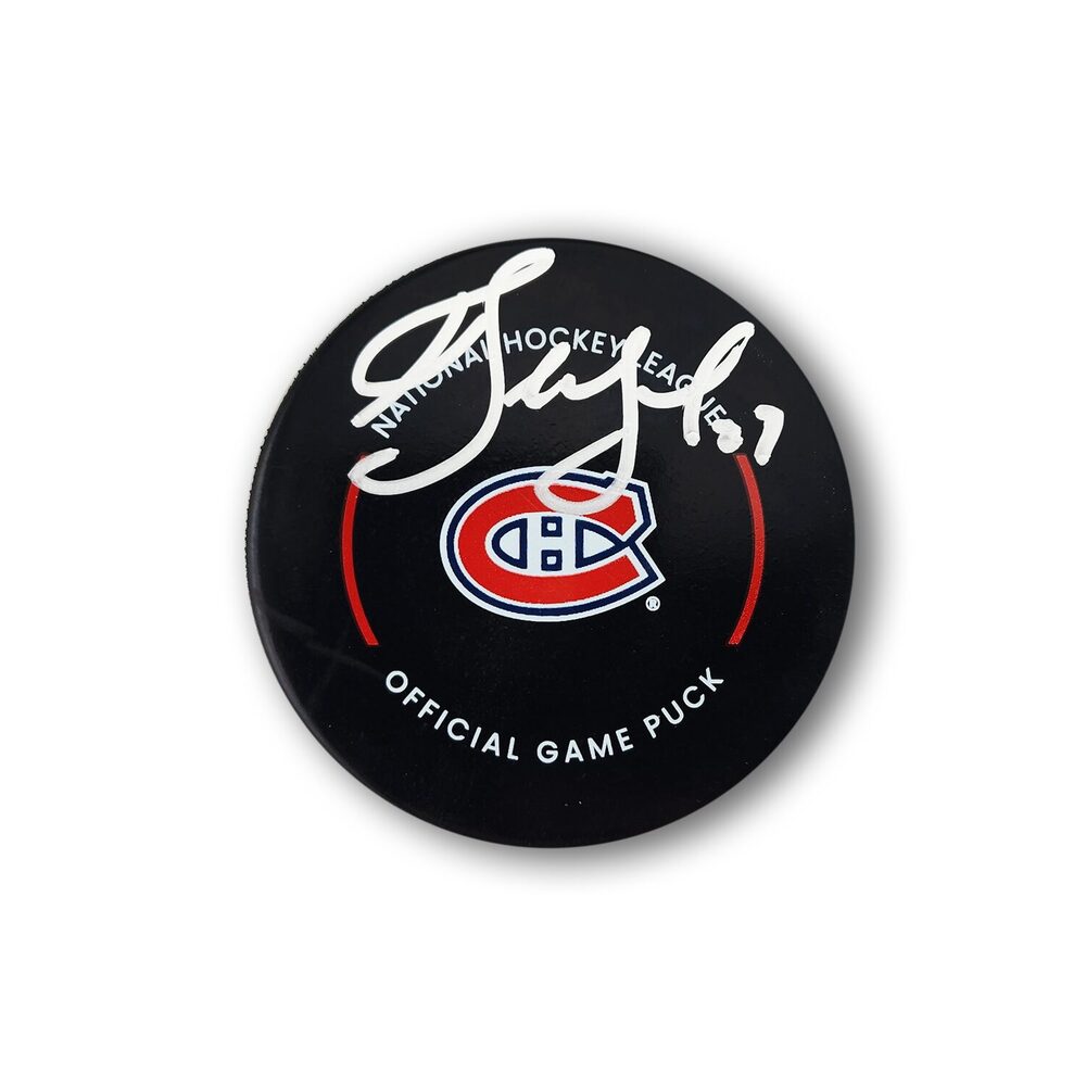 Alex Kovalev Autographed Montreal Canadiens Official Hockey Puck