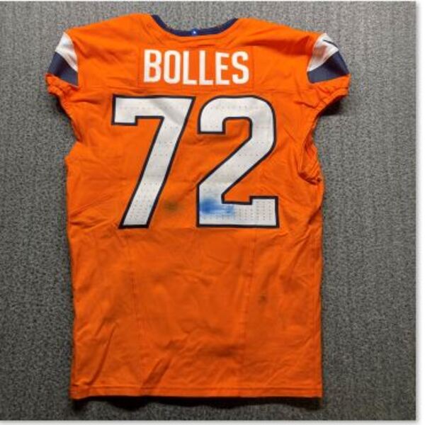 Crucial Catch - Broncos Garrett Bolles Game Worn Jersey (9/14/2025) Size...