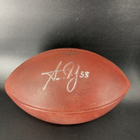 Packers - Aaron Jones Signed Authentic Football With STS And Packers Logo