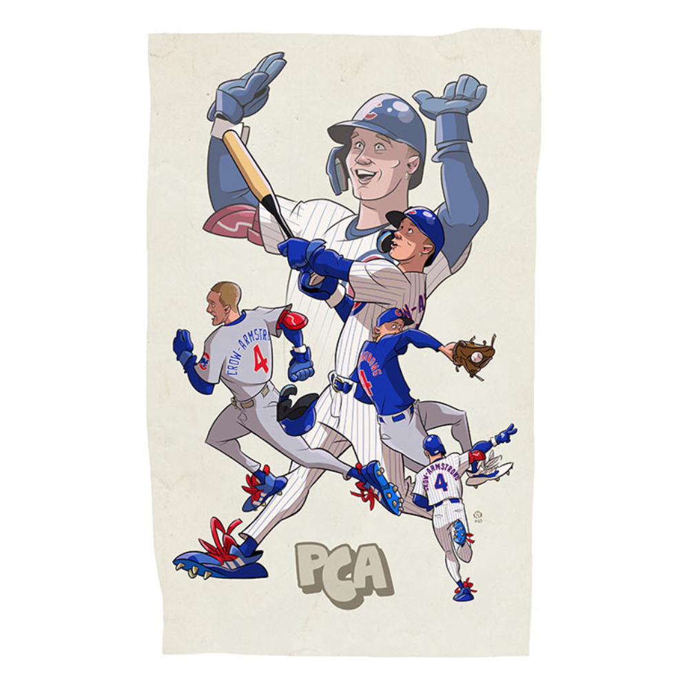 Pete Crow-Armstrong Autographed Print | Chicago Cubs Auctions