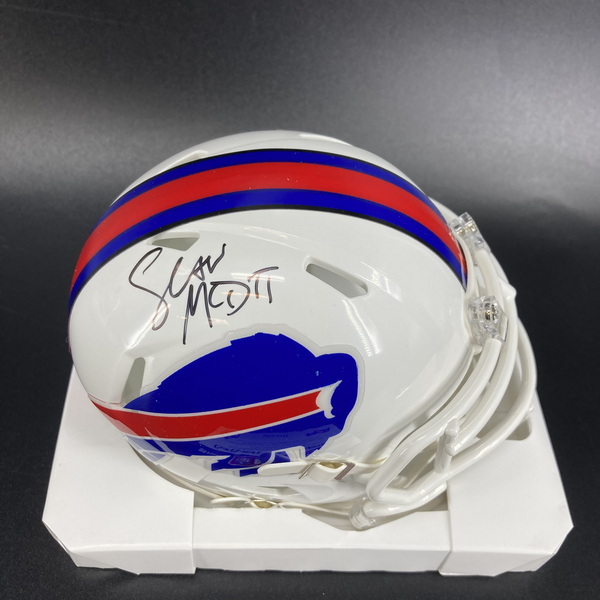 Bills - Sean McDermott Signed Mini Helmet