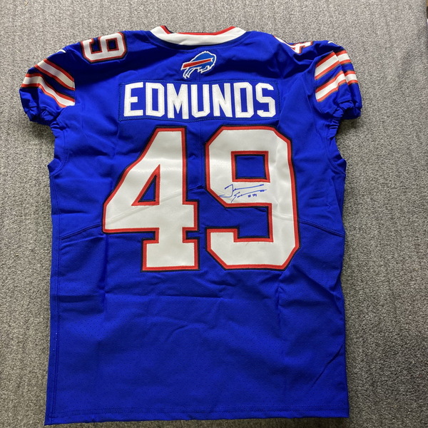NFL - Bills Tremaine Edmunds Signed Authentic Jersey Size 44