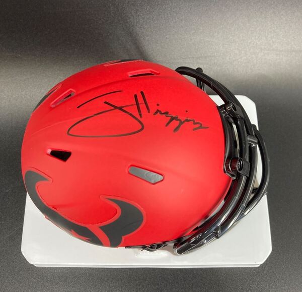 NFL - Texans Jayden Higgins Signed Rave Mini Helmet