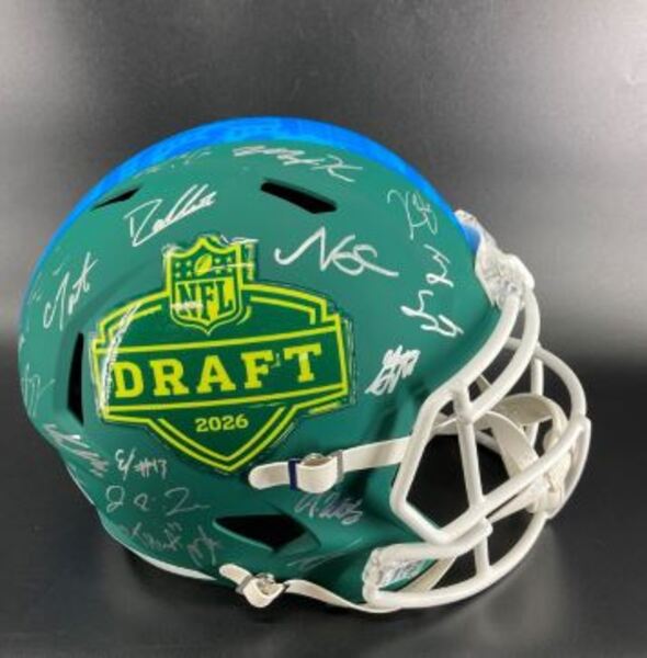 NFL -  Multi-Sign 2026 Draft Helmet Signed By Over 35 Players including ...