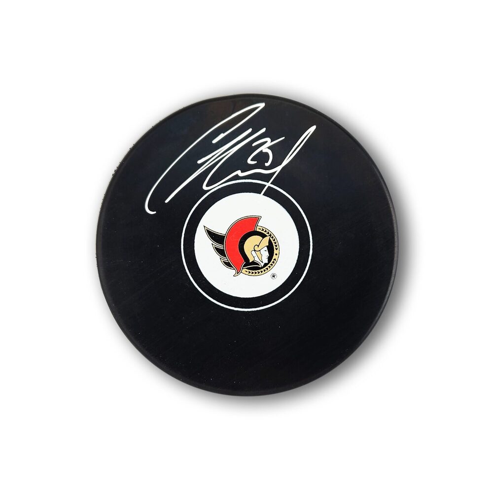 Chris Neil Autographed Ottawa Senators Hockey Puck