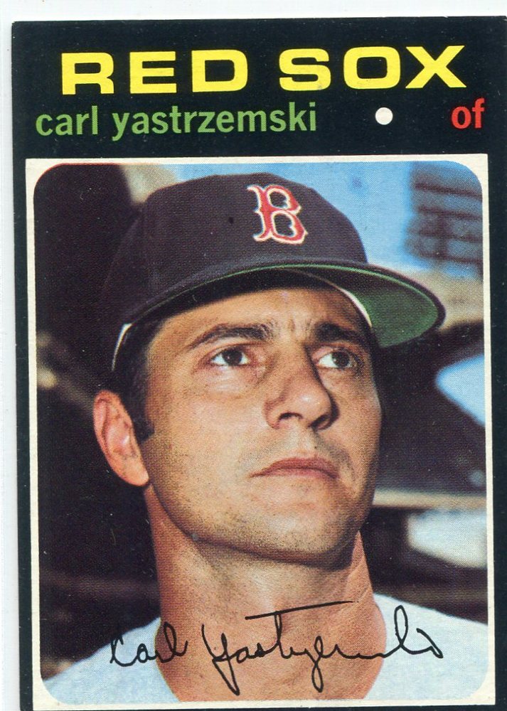 1971 Topps #530 Carl Yastrzemski -- Hall of Famer
