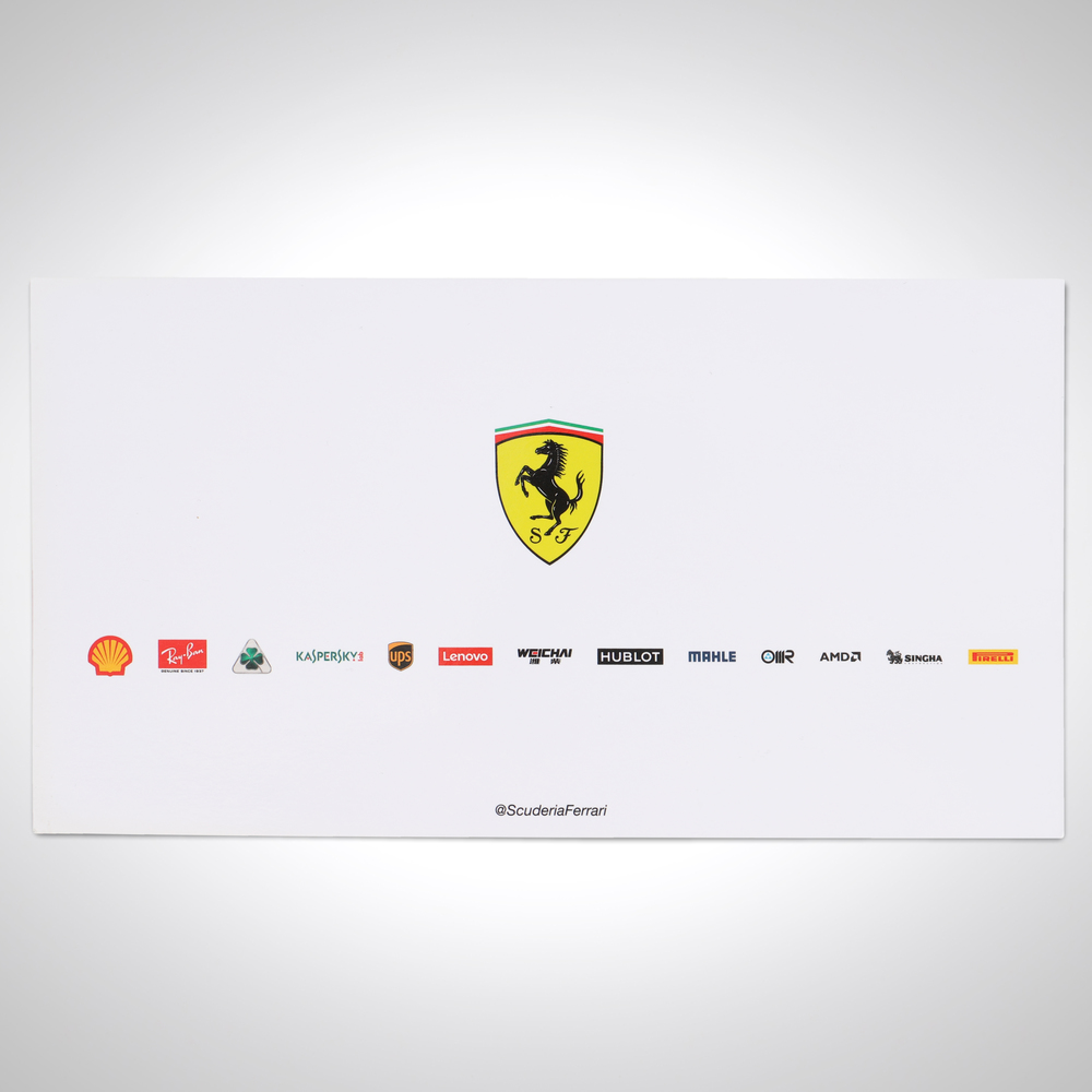 Sebastian Vettel 2018 Signed Driver Card F1 Authentics