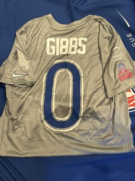 Pro Bowl Games - Lions Jahmyr Gibbs Practice Worn Shirt - Worn 2.2.26
