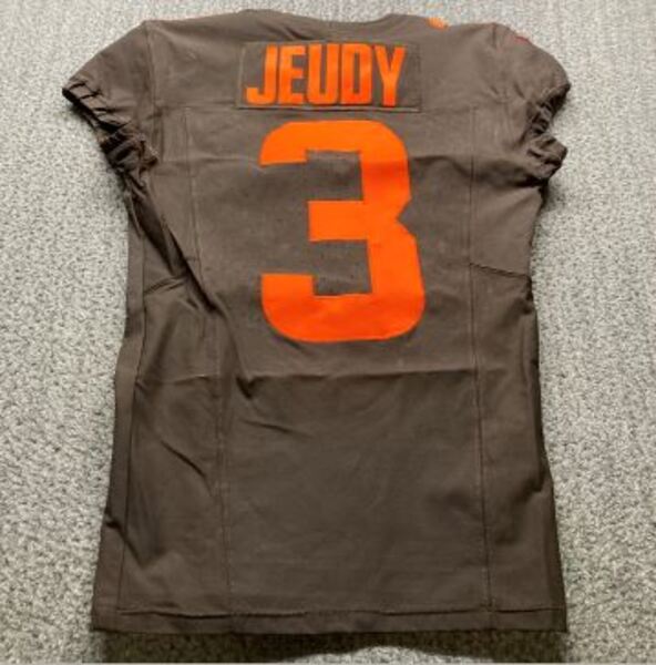 Crucial Catch - Browns Jerry Jeudy Game Worn Jersey (10/19/25) Size 38