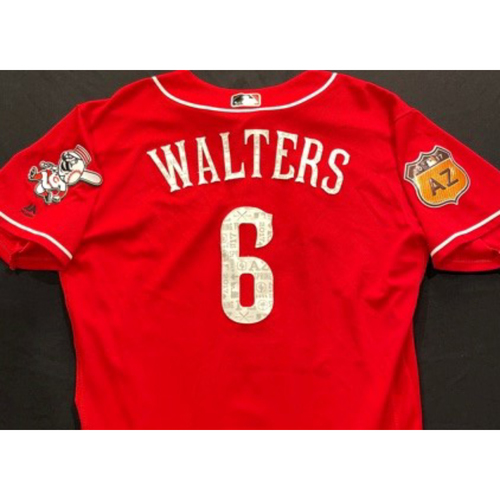 WALTERS -- Authentic Reds Jersey -- $1 Jersey Auction -- $5 Shipping -- Size 46 (Not MLB Authenticated)