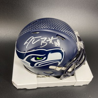 PCF - Seahawks Justin Britt Signed Mini Helmet