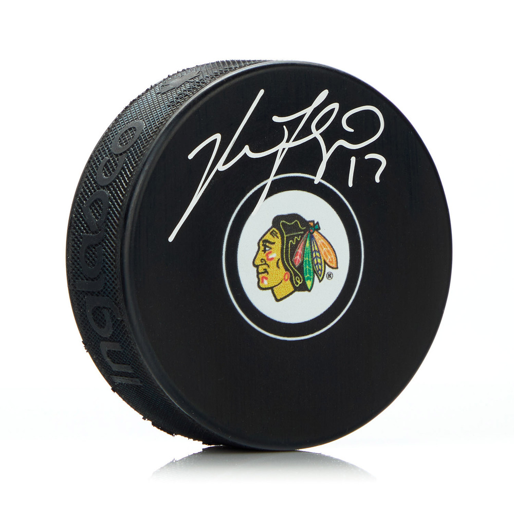 Nick Foligno Autographed Chicago Blackhawks Hockey Puck