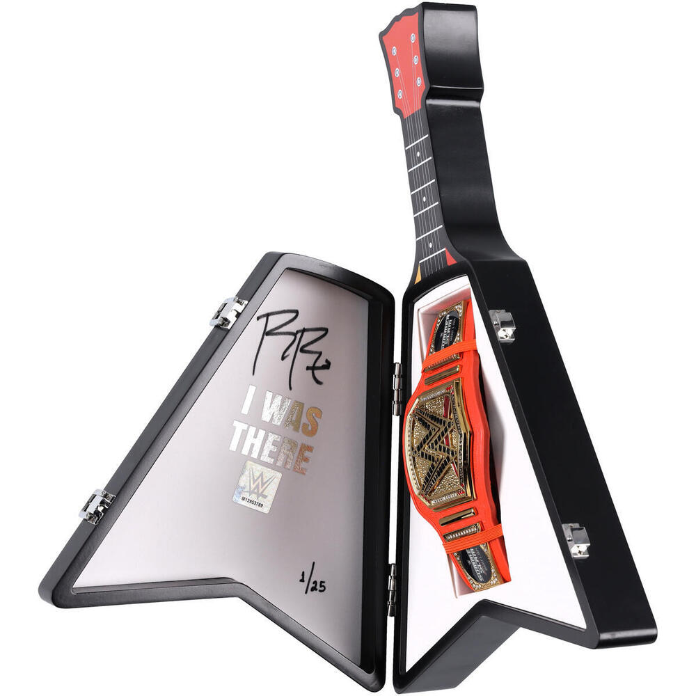 Limited Edition #1/25: Roman Reigns Autographed SummerSlam 2024 Mini Title
