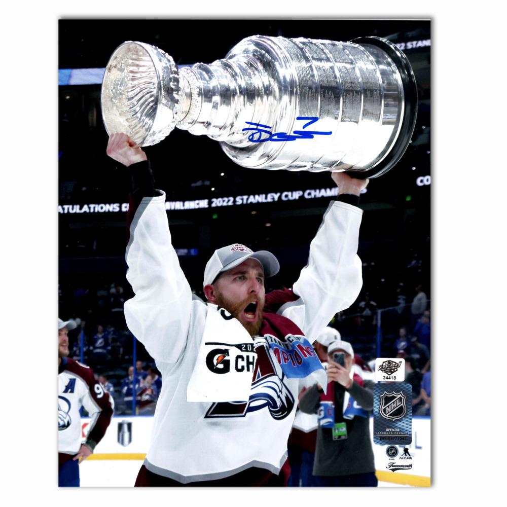 Devon Toews Autographed Colorado Avalanche 2019 Stanley Cup 8x10 Photo