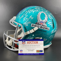 NFL - Multi Signed Pro Bowl 2022 Authentic Speed Helmet Signed by  Justi...