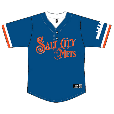 Syracuse Mets BFCM Salt City Mets Official On-field Jersey, #54