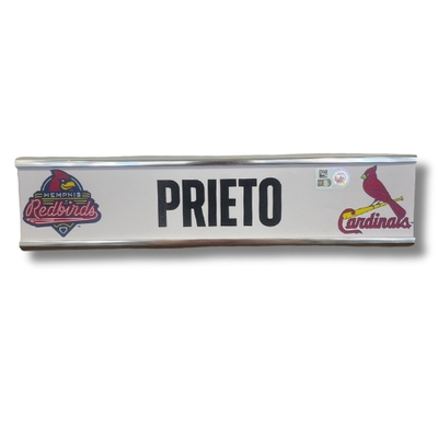 Photo of Cesar Prieto Authenticated Locker Name Plate