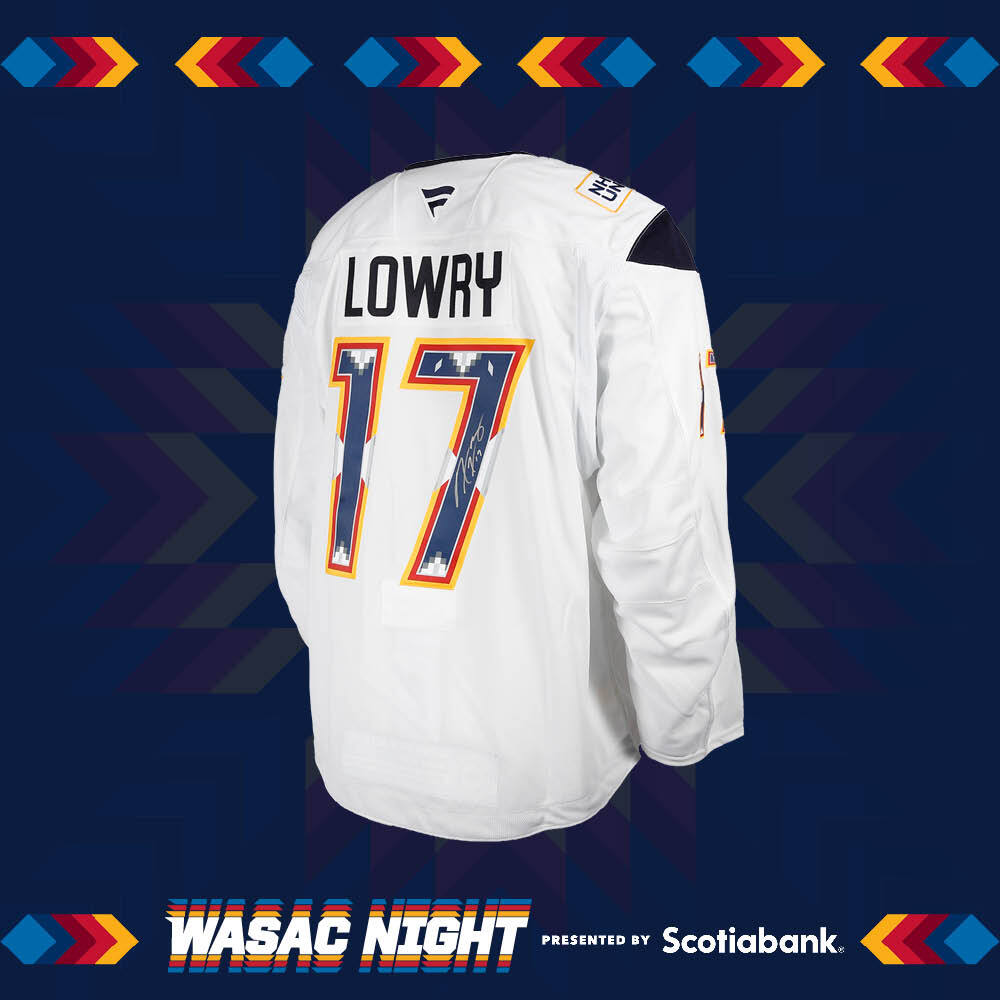 Adam Lowry #17 Team Issued Limited Edition Autographed WASAC Jersey