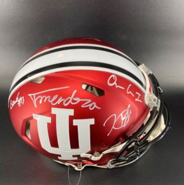 NFL - Indiana Multi-Sign Hoosiers Authentic Speed Helmet Signed By Ferna...