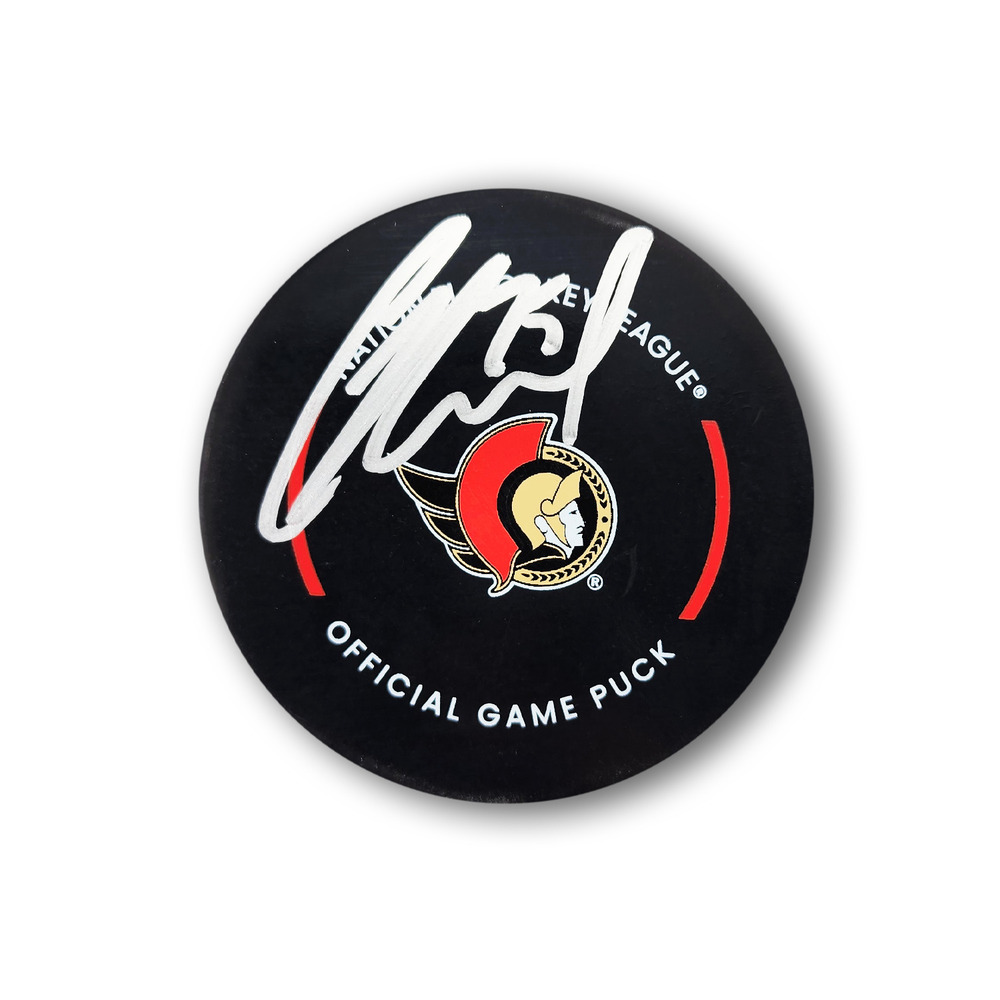 Chris Neil Autographed Ottawa Senators Official Hockey Puck